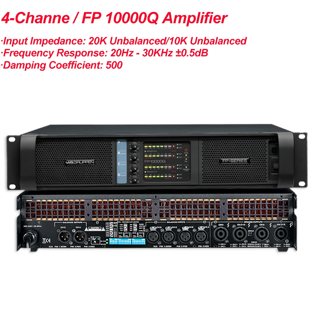 110-240 В 4-канальный 4x2200 Вт класс FP 10000q линия массива звуковая система аудио