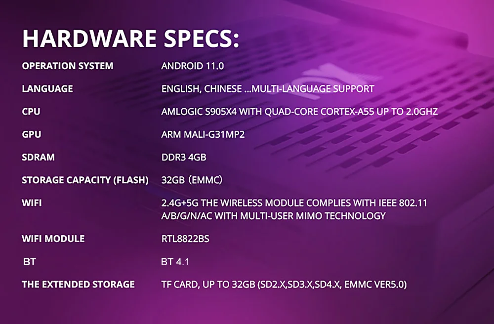 ТВ-приставка TOX3 на Android 11 4 + 32 ГБ Amlogic S905X4 2 t2r Wi-Fi 1000 м Интернет BT4.1 поддержка AV1 4K 60fps