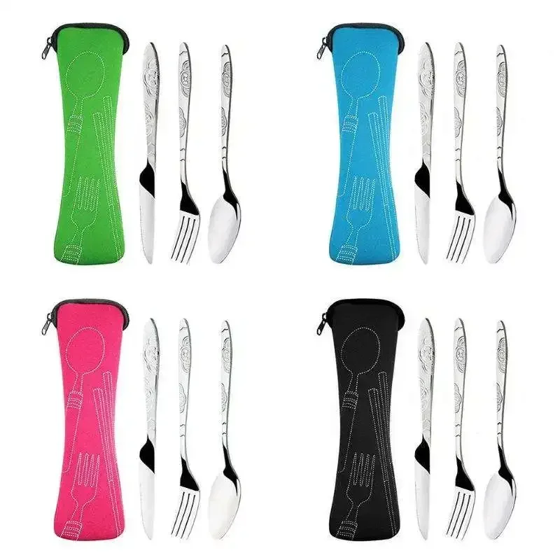 Портативная сумка для посуды хранения столовых приборов дорожная упаковка