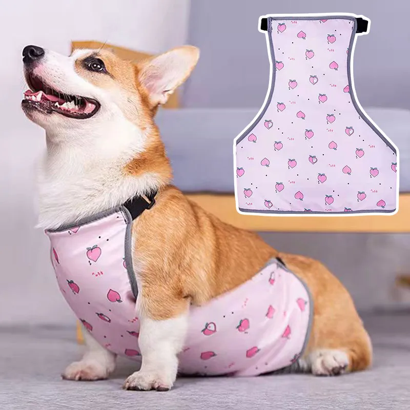 

Dog Belly Pocket Pet Corgi Belly Protection Clothes Waterproof Warm Bucket Raincoat Pet Waterproof Clothing Anti-dirty Dog Bib