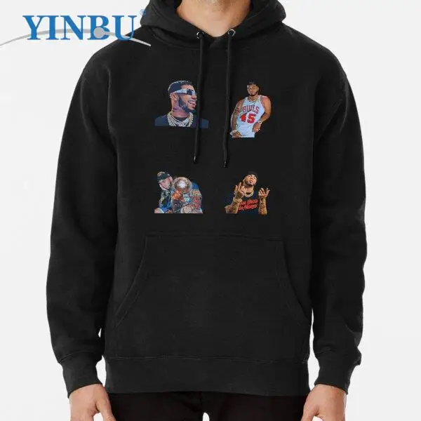 

Anuel AA Sticker Pack Pullover Hoodie new in Sweatshirts fashion Clothes