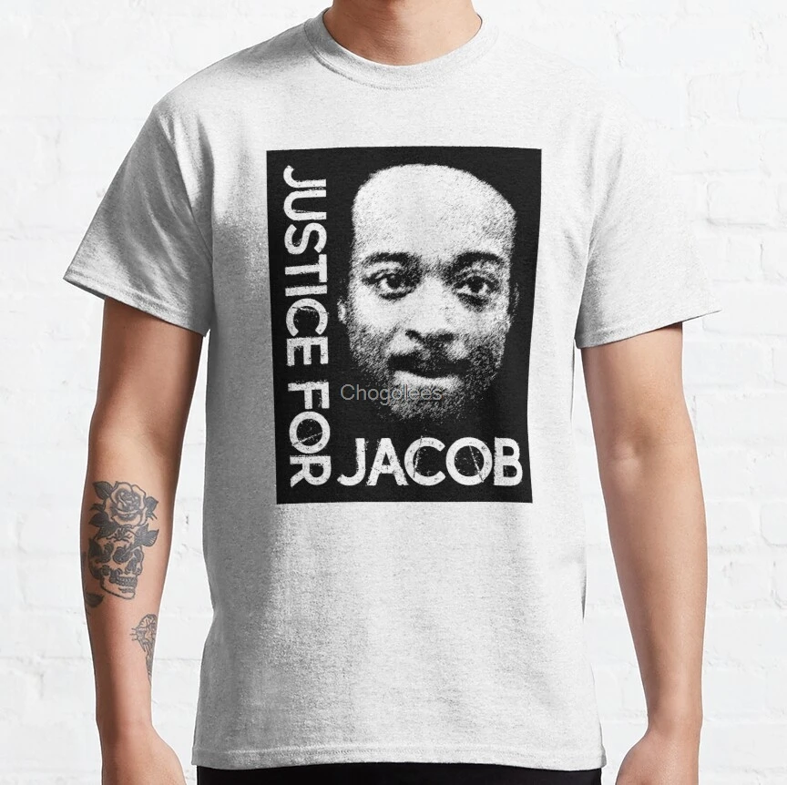 Мужская футболка с изображением Джейкоба Блейка женские и мужские футболки -