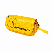 flip pikachu anime pencil case male and female students multi functional cute stationery box pencil case