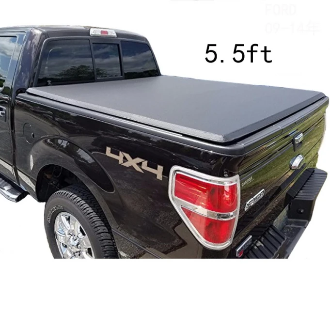 F150 Ford Пикап кровать 5 футов двойной ПВХ кожа 6063 алюминий черный цвет задняя