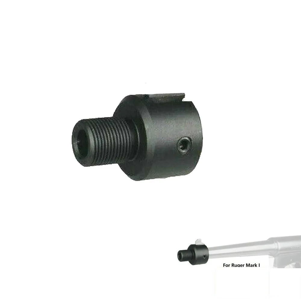 

Barrel End Threaded Adapter 1/2-28 Adapter for Ruger .22 Mark 1,2,3 W Thread Protector