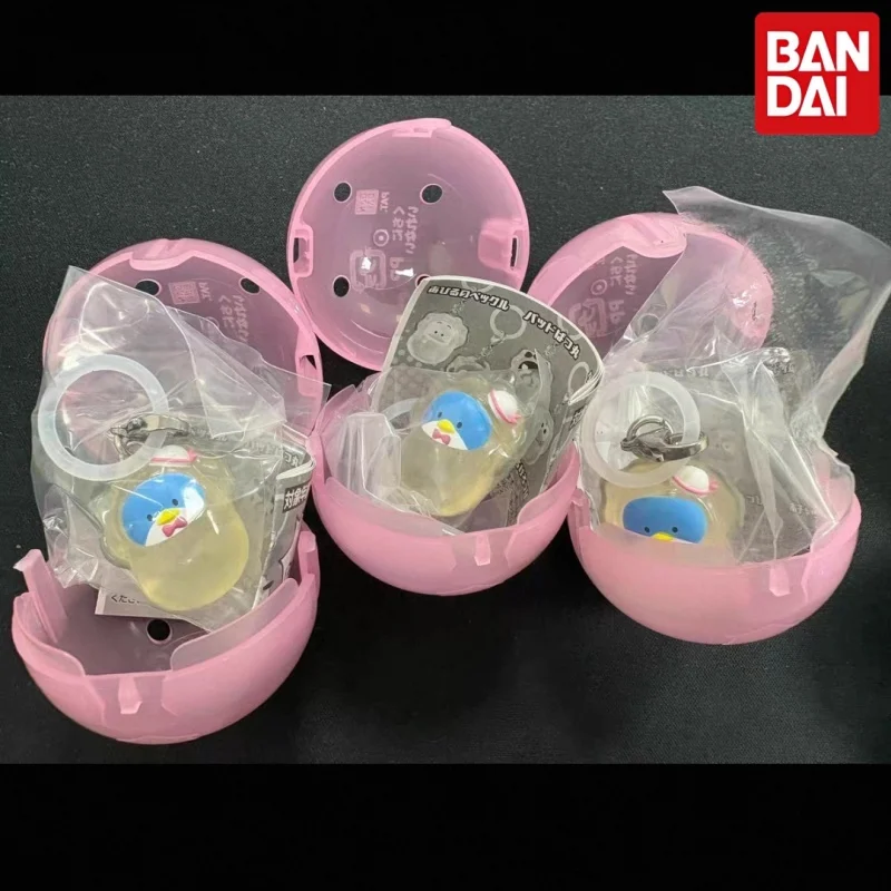 Фото Брелоки-сюрпризы Bandai Sanrio Hapidanbui Gashapon: милые Хангёдон, Тукседо Сэм, Кероппи, Почакко, Бад Бадц-Мару для сумок и рюкзаков №5