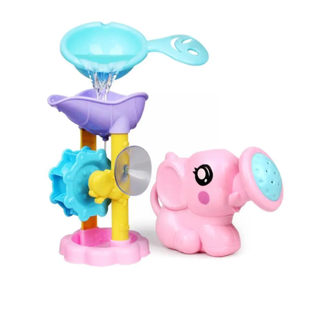 

Summer Kids Bath Toys Fun Cute Elephant Bathing Watering Toys Home Interactive Toys Can Bathroom Parent-child Swimming Wate P6e9
