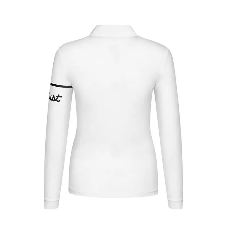 Golf Clothing for Women Golf Ball Clothes Slim-fit Outdoor Sports Fashion Breathable Sweat-wicking Quick-drying Golf Shirts Top
