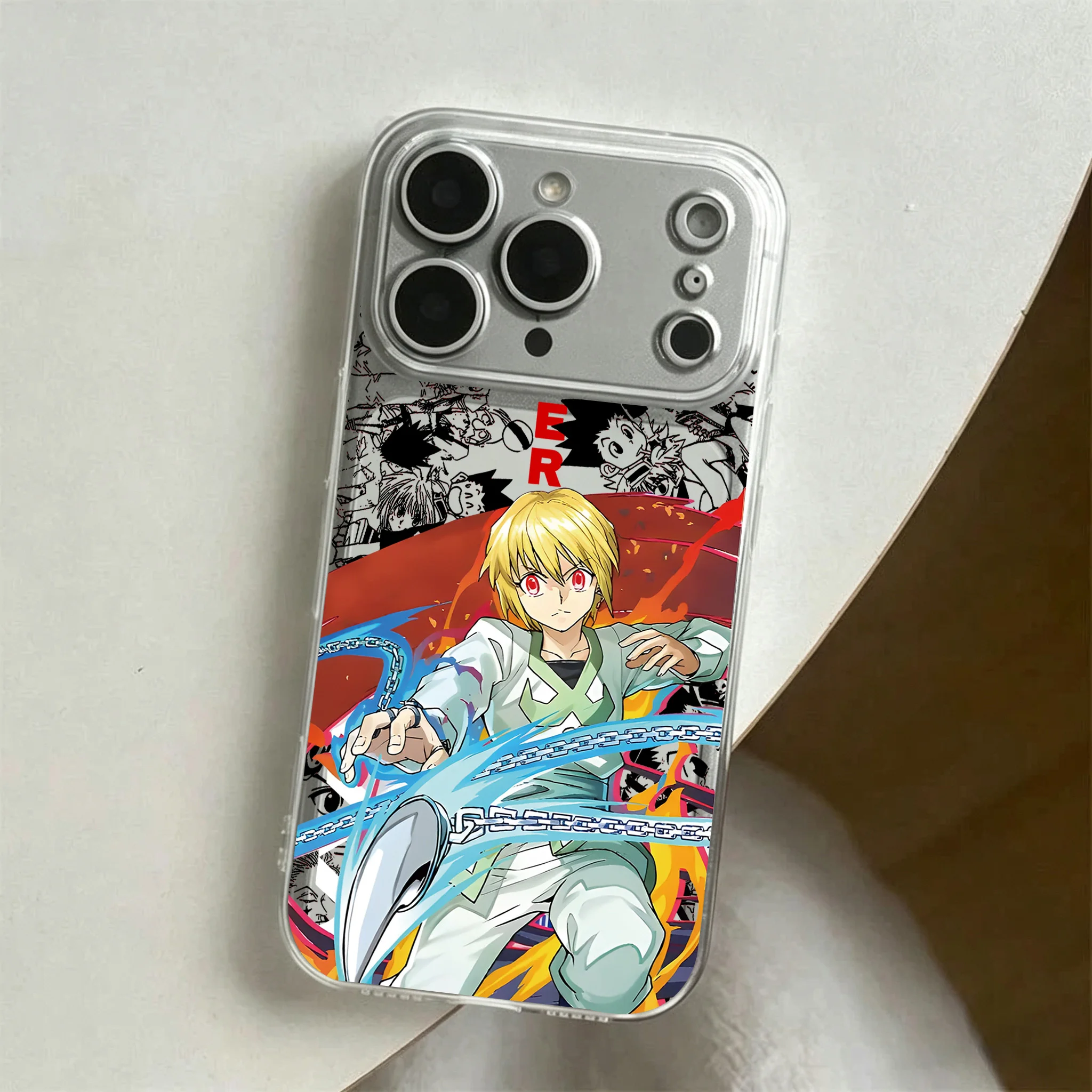 Фото Чехол для телефона Infinix Tecno Spark Camon Pova 40 30 30C 20 107 4 GO Pro Plus Ultra, прозрачная задняя крышка, аниме Hunter x Hunter №4