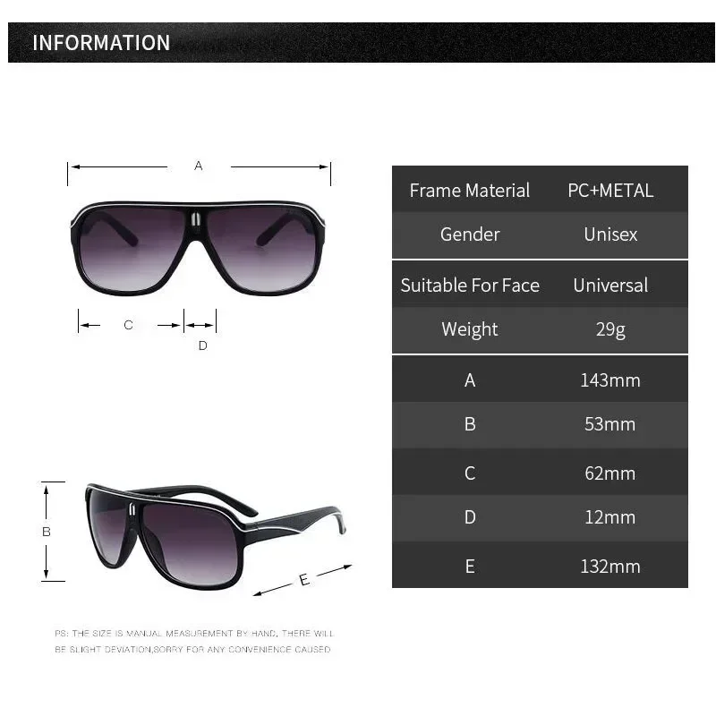 Солнцезащитные очки в стиле ретро для мужчин и женщин брендовые винтажные