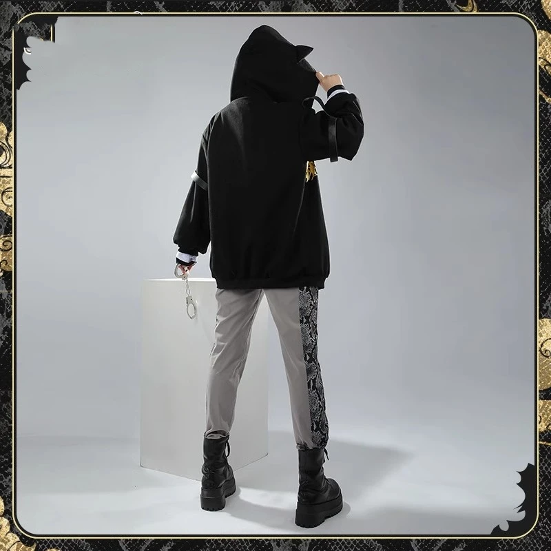 Luca Kaneshiro Косплей Костюм Vtuber Luxiem Nijisanji Женщины Мужчины Модная Униформа Ролевые