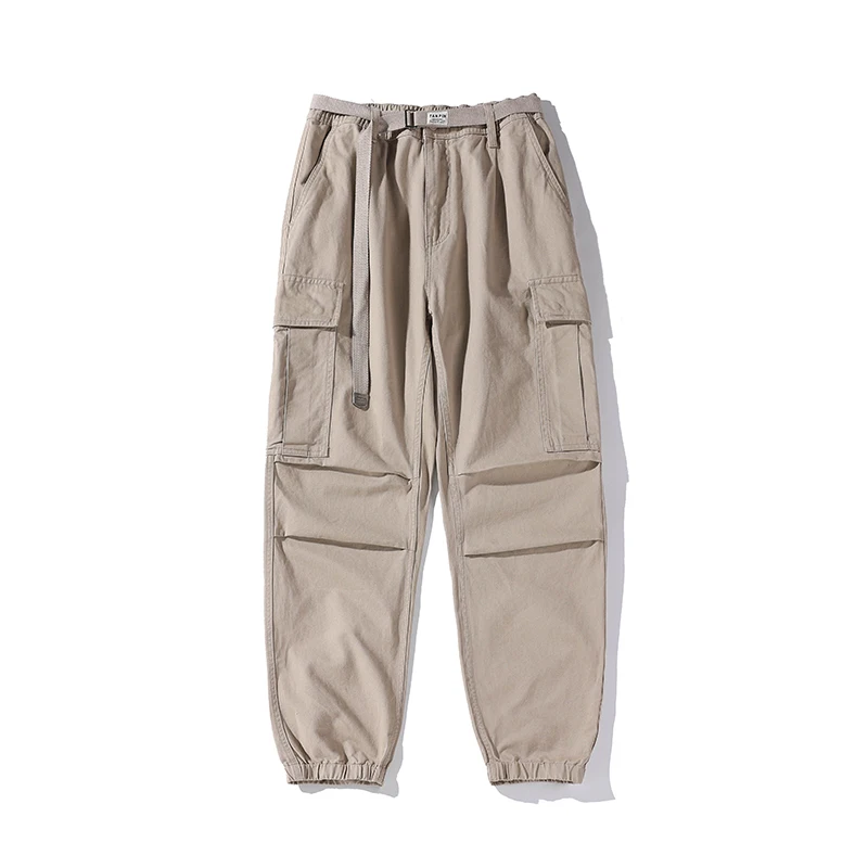 Cargo Pants Men Streetwear Fashion Jeans Baggy Hip Hop Straight Wide Leg Trousers Overalls Korean Men Clothing