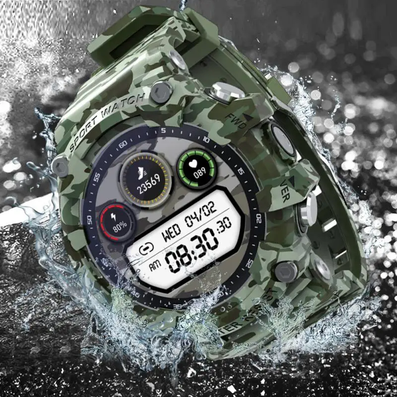 

LOKMAT ATTACK 2 Smart Watch Men Fitness Smartwatch Call Reminder Heart Rate Monitor Remote photo IP68 Waterproof Sport Watch