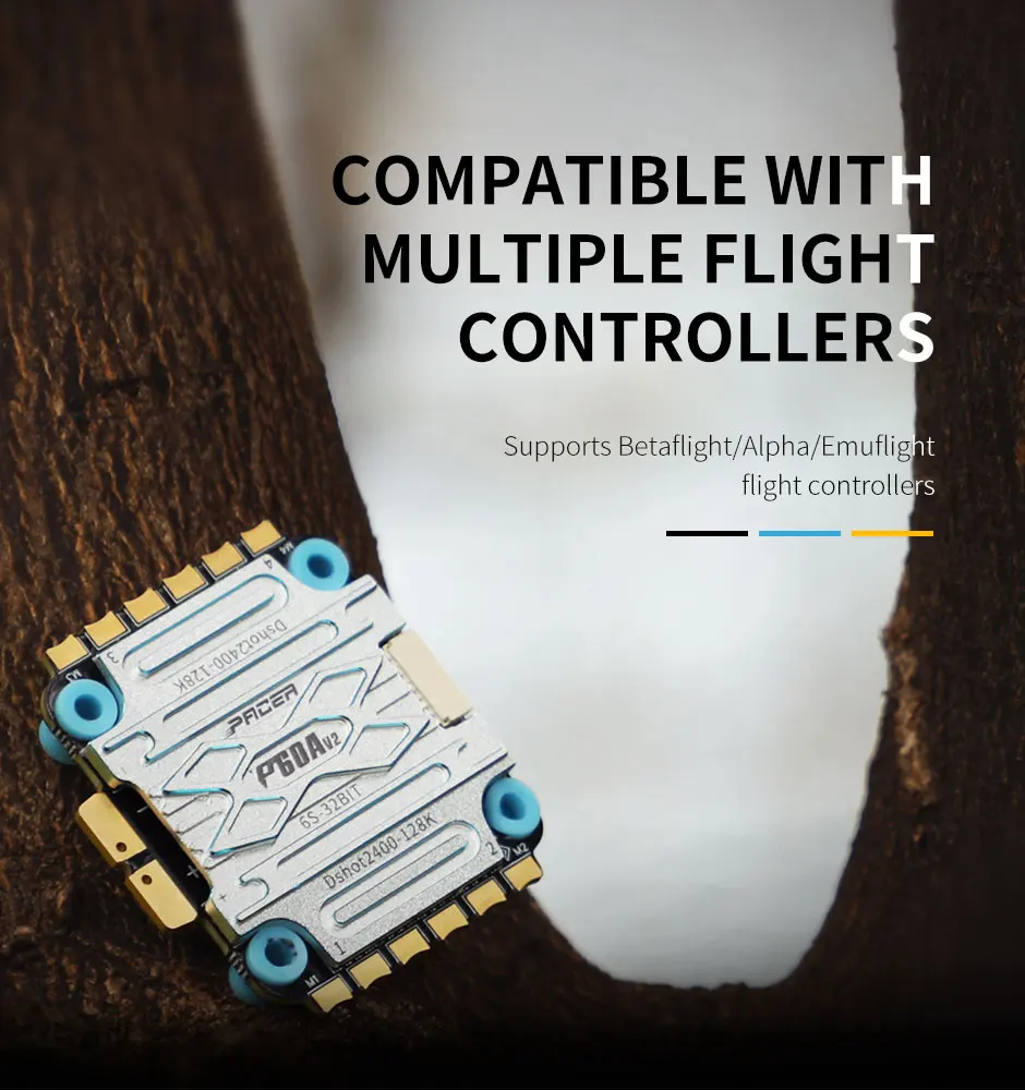 Контроллеры полета T-MOTOR P60A V2 поддерживает BetaflightAlphaEmuflight (art.: 3920d20cc4efe) - 3920d20cc4efe