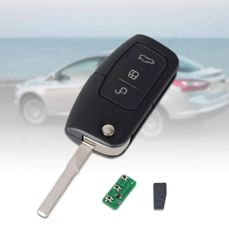 WhatsKey 2 кнопки 433 Мгц дистанционный Автомобильный ключ для Peuget 307 206 407 Partner Citroe.n C1 C2 C3