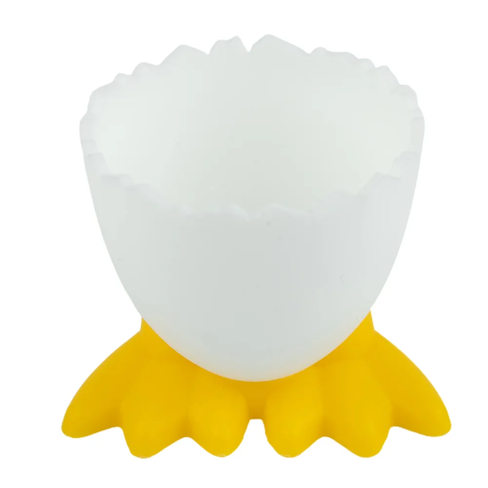 

2/4Pcs Plastic Egg Cup Holders Colored Soft Creative Serving Cups For Living Room Eggs Supplies Home Kitchen Accessories