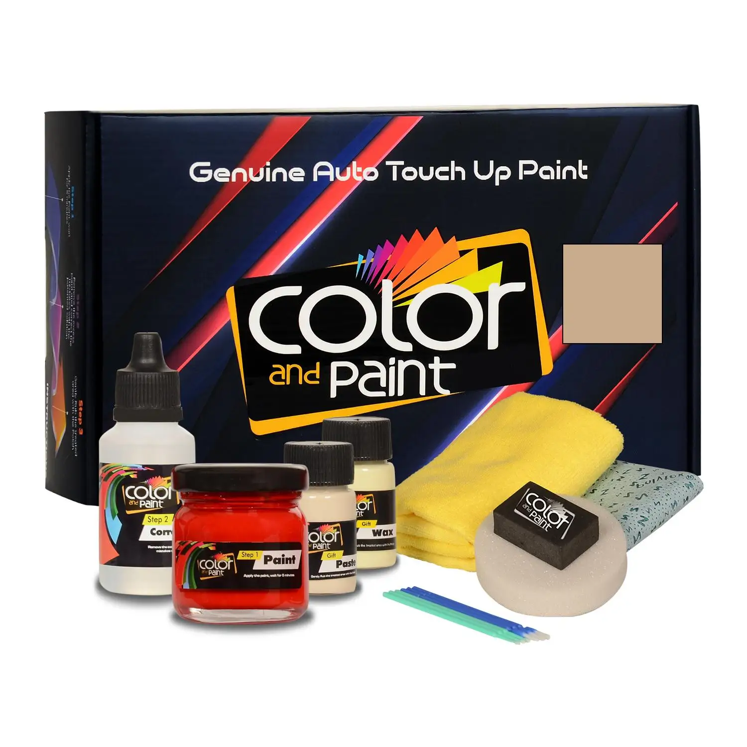 

Color and Paint compatible with Ford Europe Automotive Touch Up Paint - RICH COPPER PEARL MET-kta-Basic Care