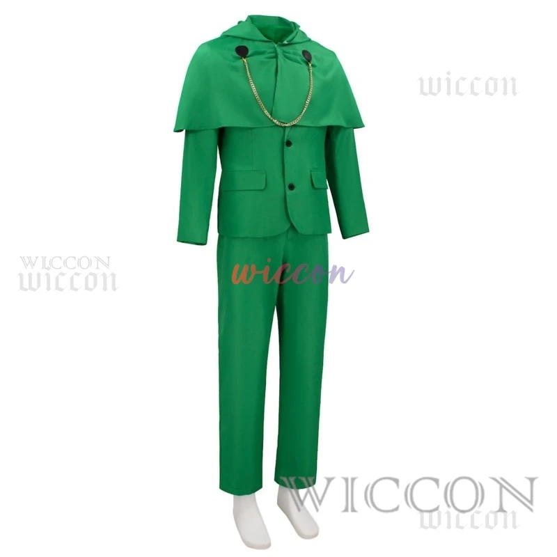 Movie Doctor Doom Cosplay Costume Mask Adult Unisex Green Uniform Coat Pants Suit Halloween Outfit Party