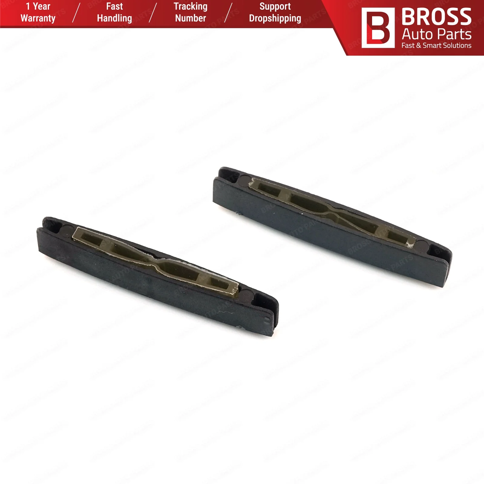 Bross Авто Запчасти BSR30 2 шт. люк Стекло ремонтные зажимы кронштейн для Peugeot 307 406 407