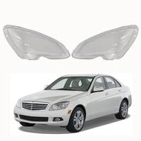 for benz c class w204 c180 c200 c220 c280 c300 2007 2008 2009 2010 headlight cover lampshade headlamp glass clear led len shell