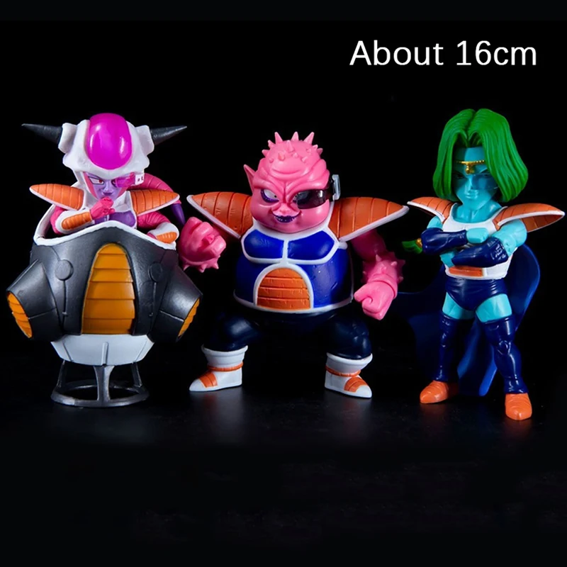 

16CM Q Version Dragon Ball Z Figure Cooler Freezer Second Form Third Form Frieza Action Figures PVC Model Doll Toys Anime Gifts