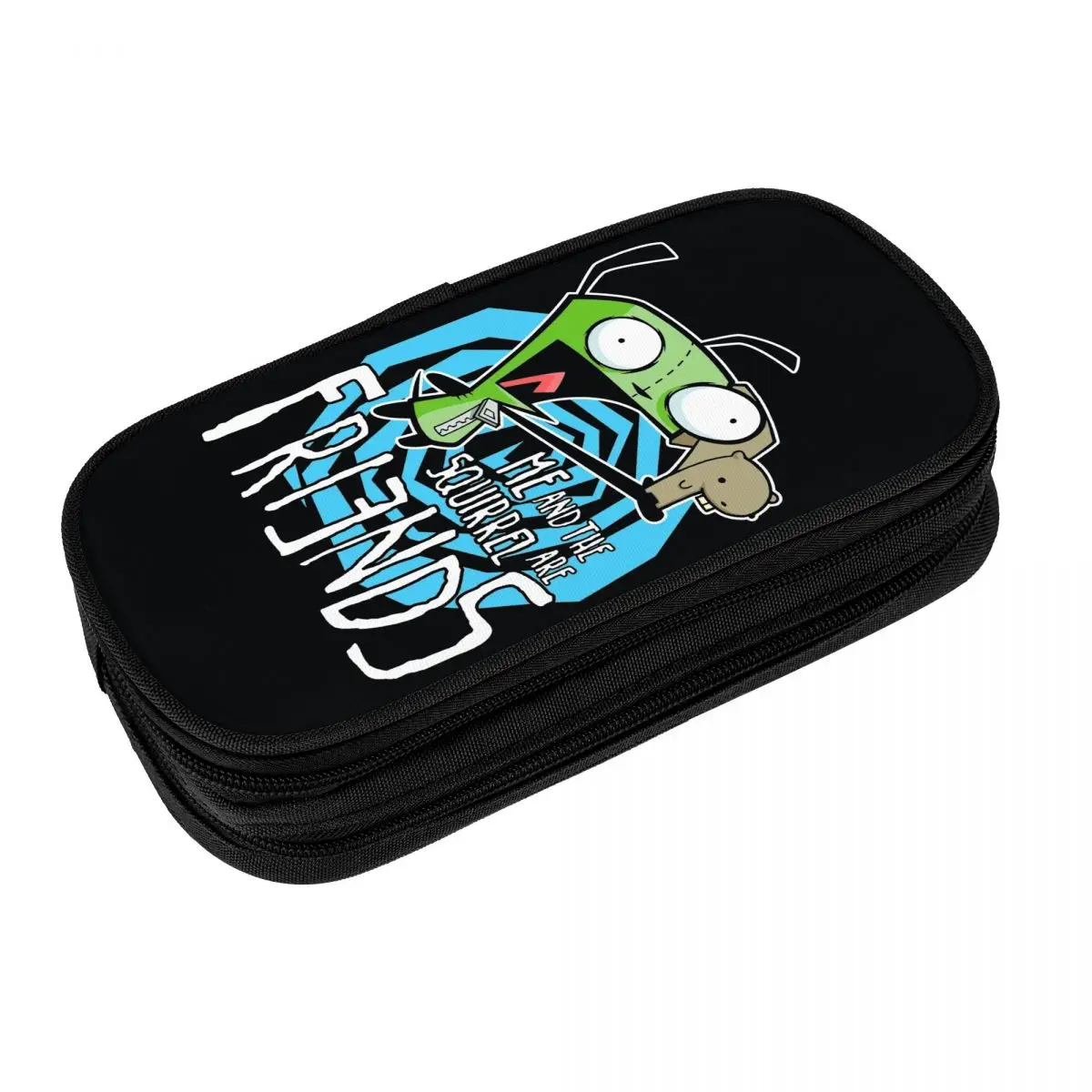 Пенал Invader Zim GIR Me And The Squirrel Are Friends! Мальчик и девочка Kawaii Pen Box Дизайн Школьные