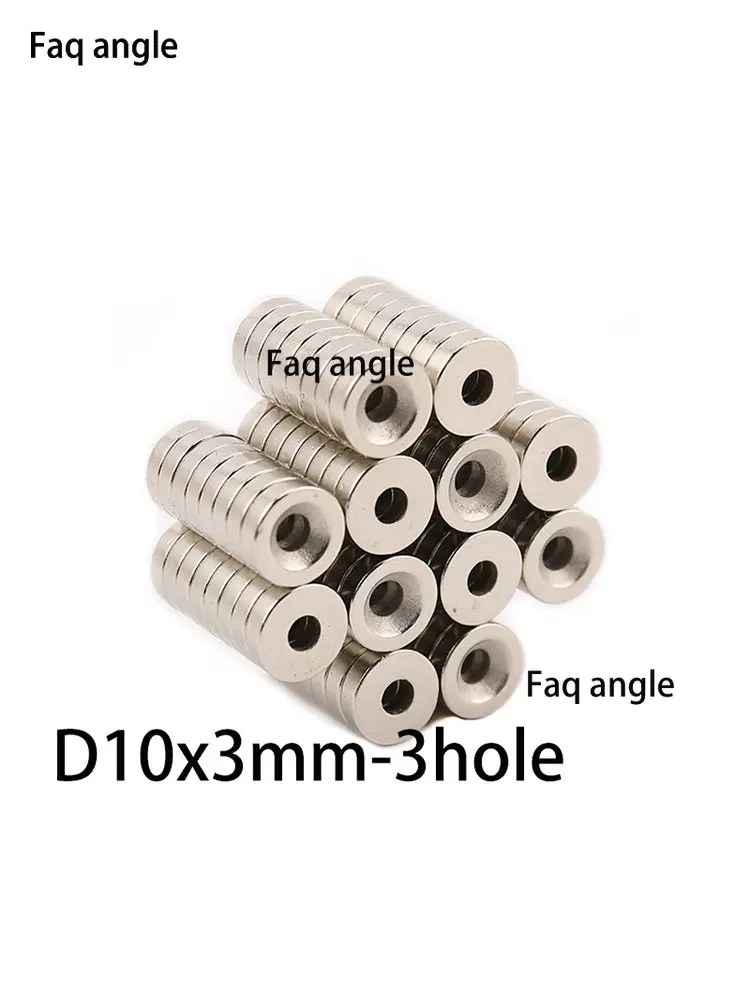 

Magnes Neodymowy D10x3mm-3holeMagnet Aimant Puissant Round Strong Permanent Powerful Magnetic Imanes with Hole Neodymium Magnets