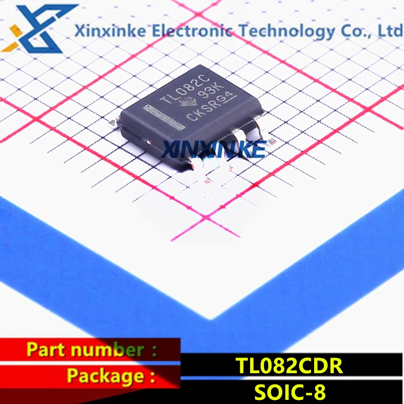 

TL082CDR TL082C SOIC-8 Operational Amplifiers - Op Amps Dual JFET Op Amp General Purpose Amplifier Brand New Original