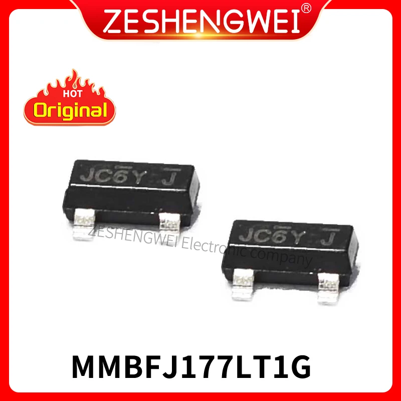 

5PCS MMBFJ177LT1G MMBFJ177 SOT-23 Chopper Screen 6Y JFET P -Channel In Stock