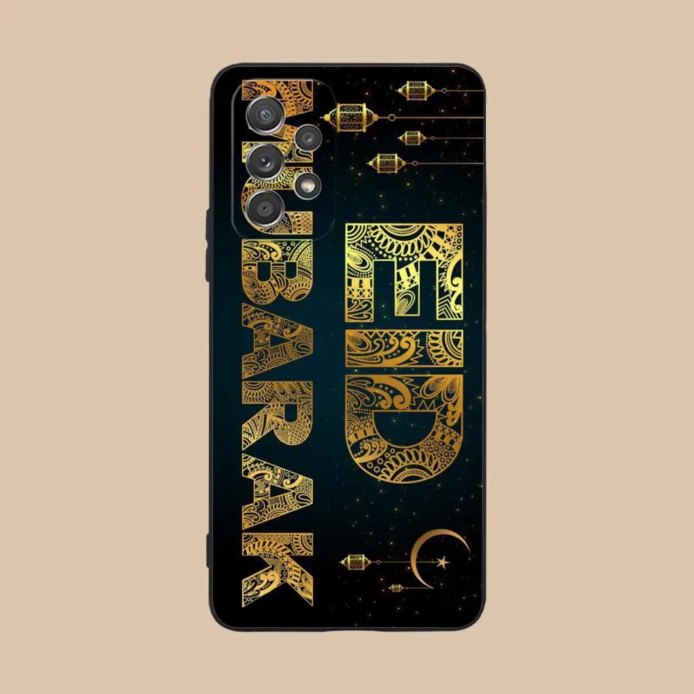 Чехол для телефона Eid Mubarak для Samsung Galaxy A57 56 55 54 53 52 51 37 36 35 34 33 32 31 5G, мягкий противоударный чехол из ТПУ (art.: 3920db8107bad) - 3920db8107bad