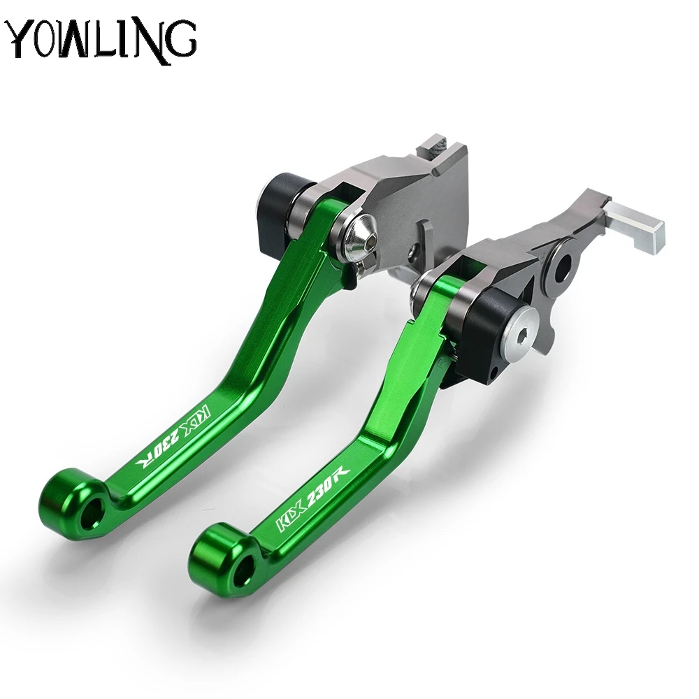 Поворотные тормозные рычаги с ЧПУ для Kawasaki KLX230R KLX 230R 2020 2021 алюминиевые ручки