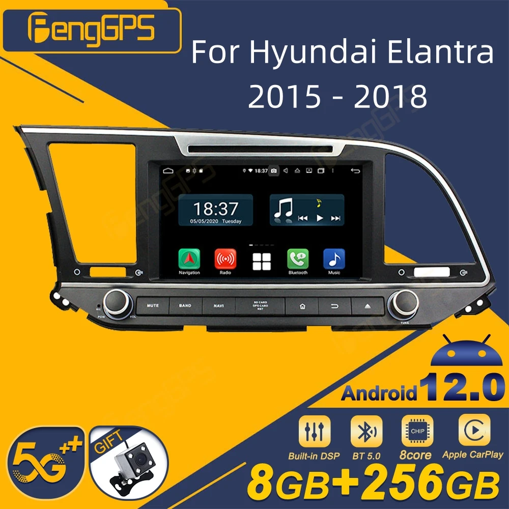 

Автомагнитола для Hyundai Elantra 2015-2018, Android, 2Din, стереоприемник, Авторадио, мультимедийный плеер, GPS-навигация, экран головного устройства