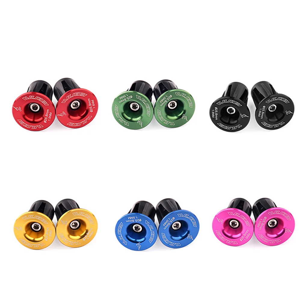 

1Pair MTB Bike Handlebar Cap Bicycle Scooter Grips End Lock-On Plugs Bar Grips Durable Lightweight Bikes Accessories Parts