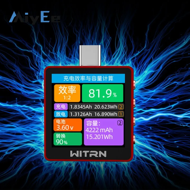 Многофункциональный USB-тестер WITRN K2 (48V INA237, 36V INA226) с измерением мощности, напряжения и тока, детектор быстрой зарядки PD3.1 (art.: 3920dad71ce33) - 3920dad71ce33