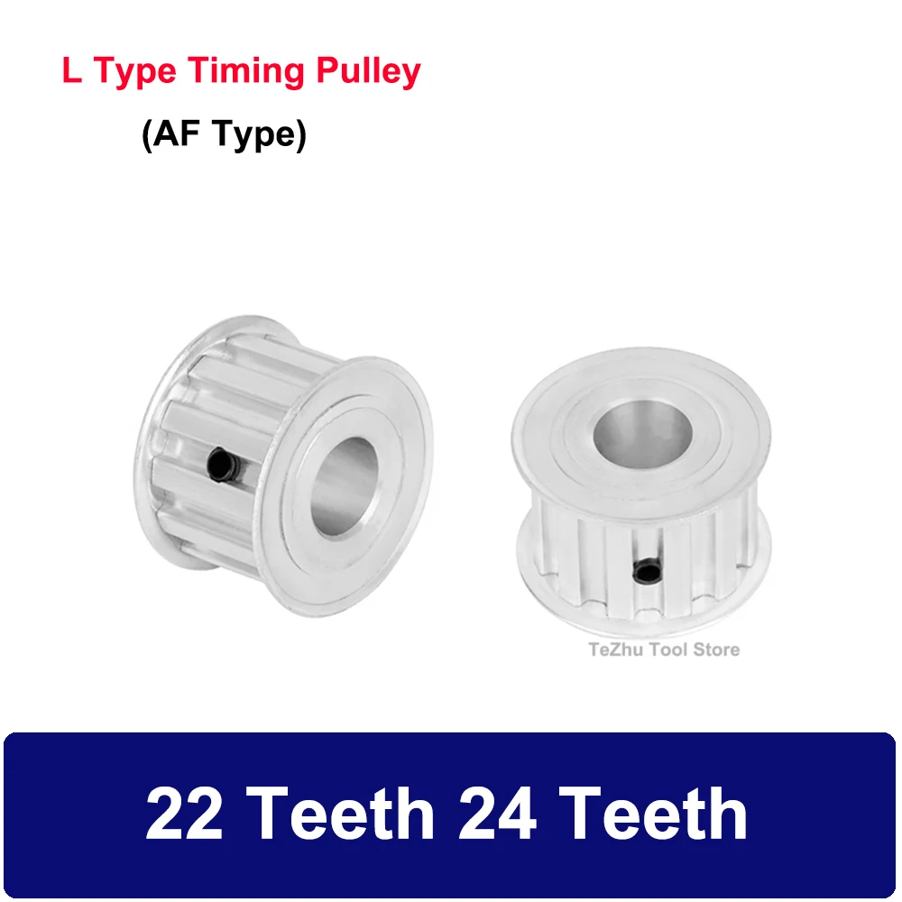 

1PCS L Type Timing Pulley 22 Teeth 24 Teeth 14/21/27/41mm Width Synchronous Belt Wheel Bore 14mm-28mm Transmission Part