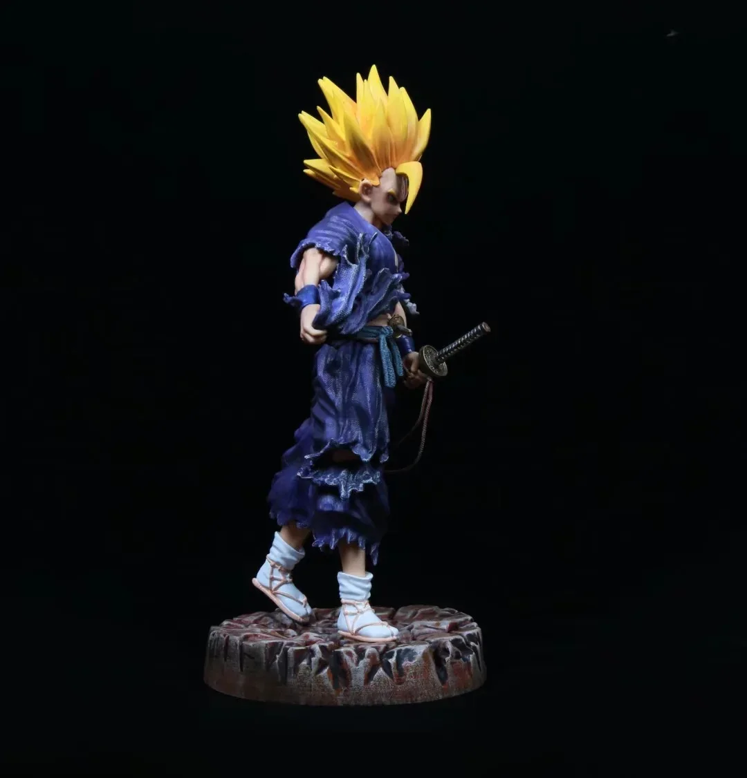 ПВХ фигурка самурая из аниме DBZ Gohan Игрушечная модель статуэтка 28 см новинка без