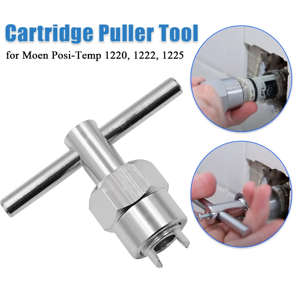 

Cartridge Puller for Moen models 1220, 1222, 1225 Single Handle Cartridges Replacement Puller for Moen Faucet Cartridges Tool