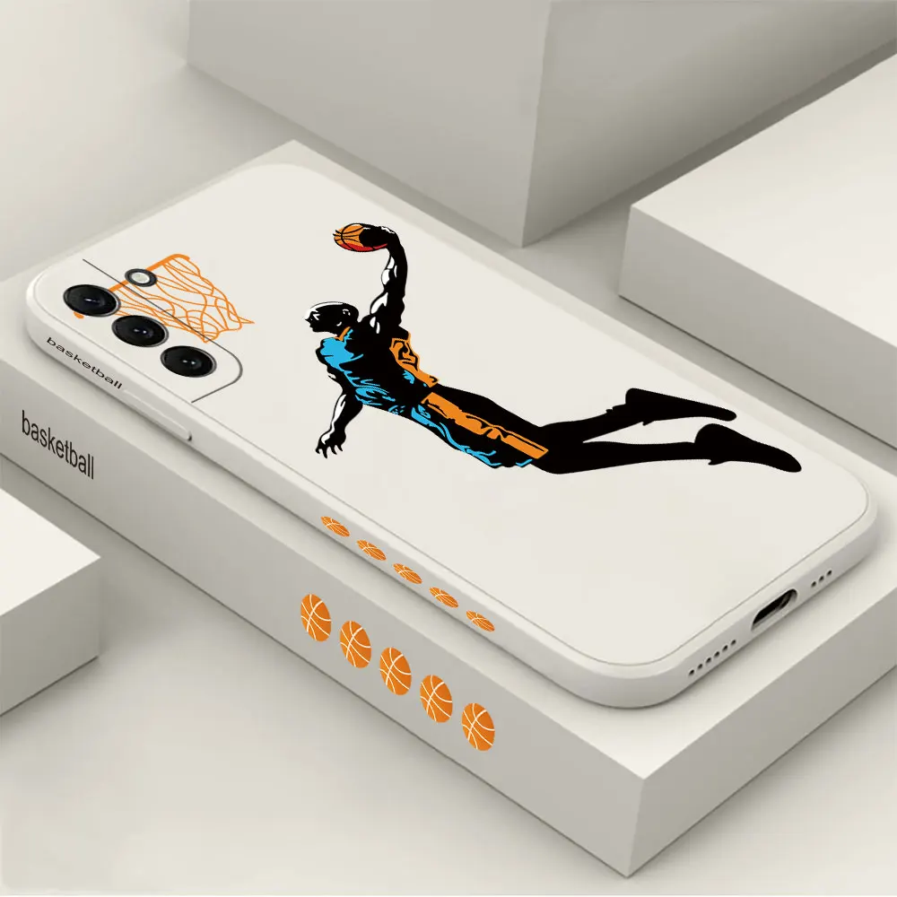 

Wild Basketball Phone Case For Samsung Galaxy S23 S22 S21 S20 FE Ultra 5G S11 S11E S10 S10E S9 Plus Lite Cover Fundas Cqoue Capa