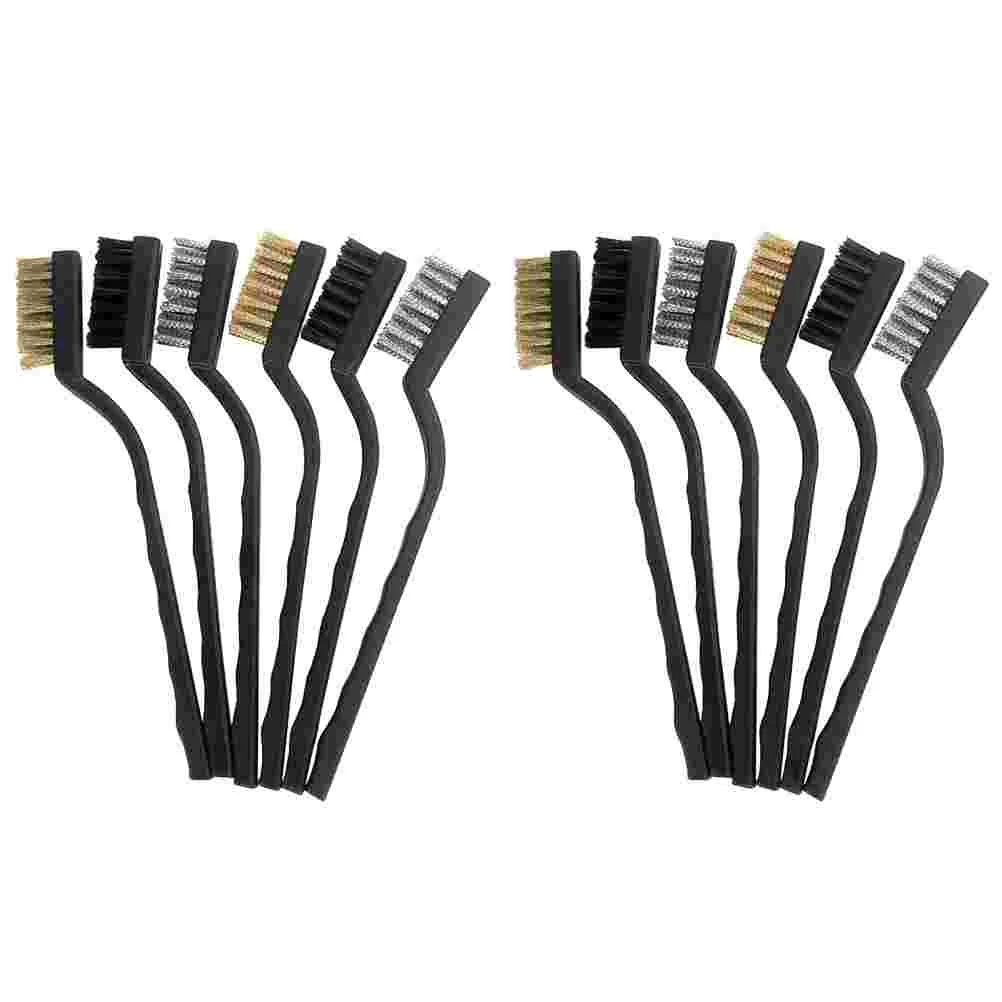 

Brush Scratch Mini Brushes Wiresteel Cleaning Stainlessstatic Welding Metal Window Cleaner Slag Motor Door Tool Handle Curved