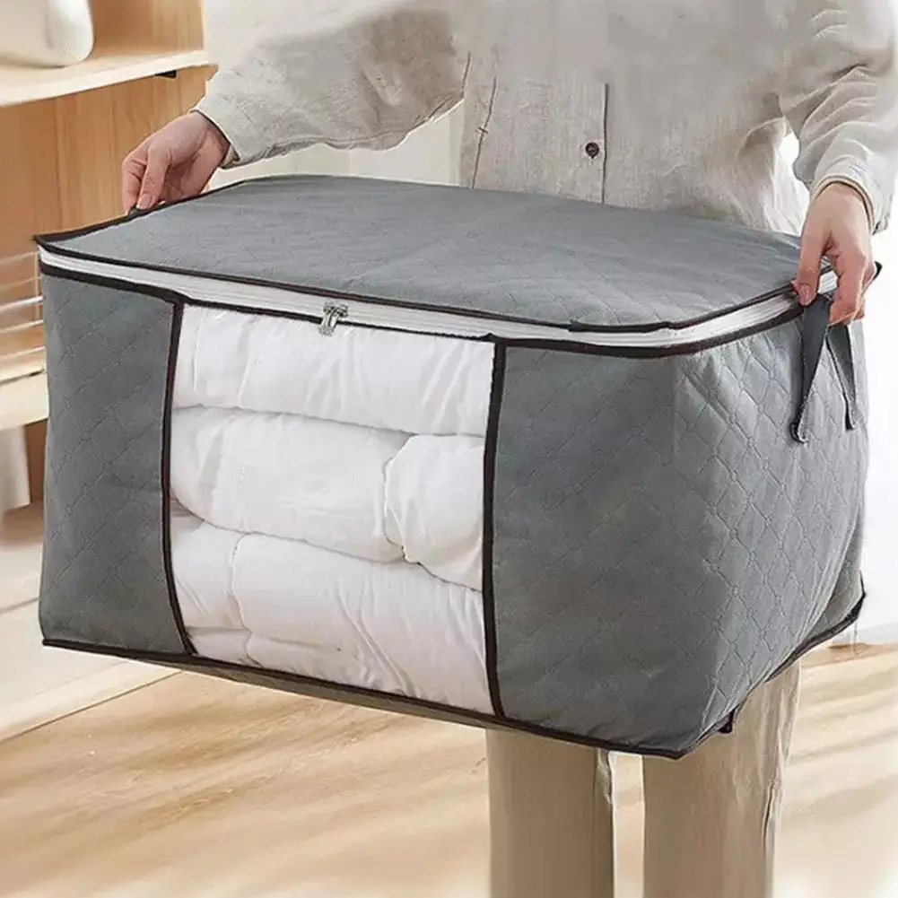 

Дорожная упаковка, багажные сумки, вместительная утолщенная Нетканая сумка для хранения одеял, многофункциональная сумка для одежды H0f1