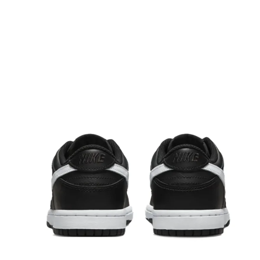 Nike Dunk Casual Нескользящие износостойкие низкие кроссовки черно-белые для детей и