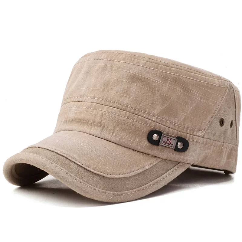 Хлопковая военная шляпа унисекс для активного отдыха защита от солнца подходит