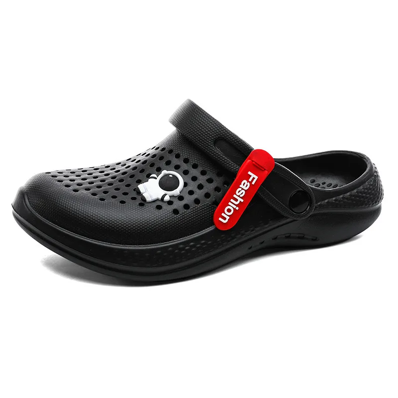 

2023 Men For Sandals Breathable Home Slippers Outdoor Fashion Garden Clogs Bathroom Women Shoes Crocks Black White Pantuflas