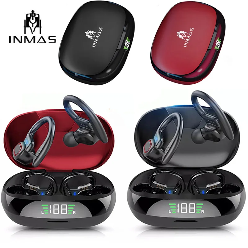 

Беспроводные наушники-вкладыши INMAS S730, TWS Bluetooth наушники с низкой задержкой, водонепроницаемая игровая гарнитура с микрофоном для смартфона