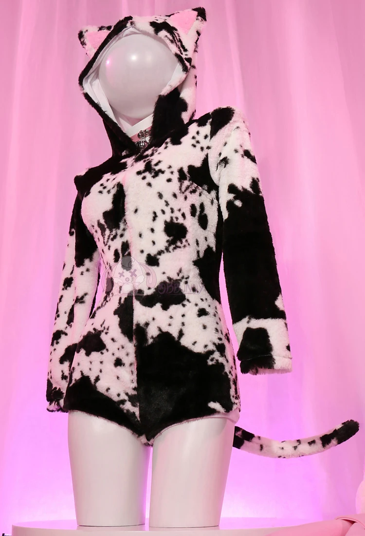 Женский костюм из искусственного меха для косплея