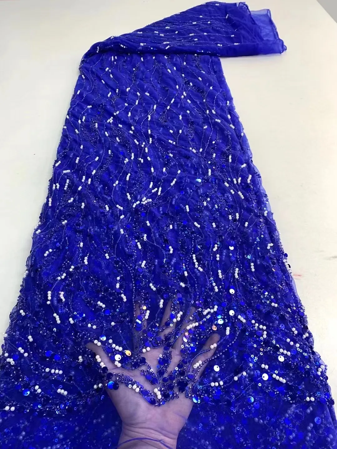 2022 голубые новейшие нигерийские кружевные ткани модные африканские роскошные