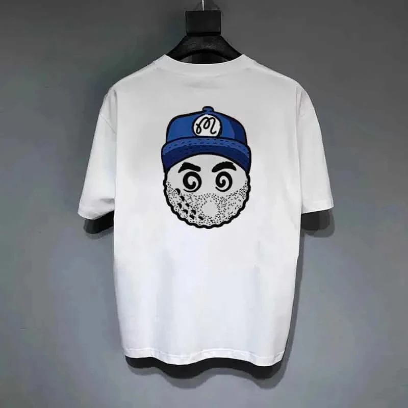 Хлопковая футбольная рубашка унисекс 24ss для мужчин и женщин с дизайном в обручем