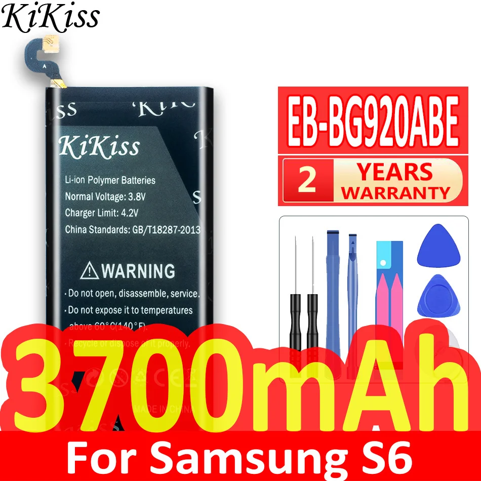 

KiKiss Battery For Samsung Galaxy S6/S6 Edge/S6Edge/S7/S7 Edge/S7Edge/G9200 G920 G930 G930F G935 G935FD G925 G925S G925K G9200