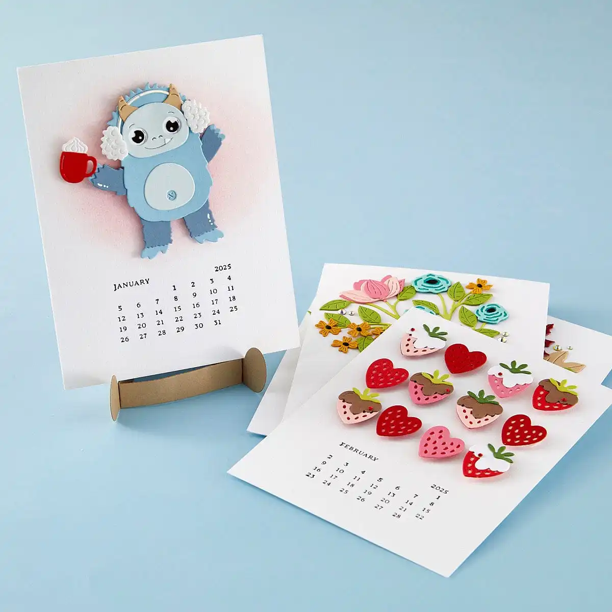 Новинка 2024 года ноябрь 2025 г. DIY календарь пресс-пластины металлические штампы для