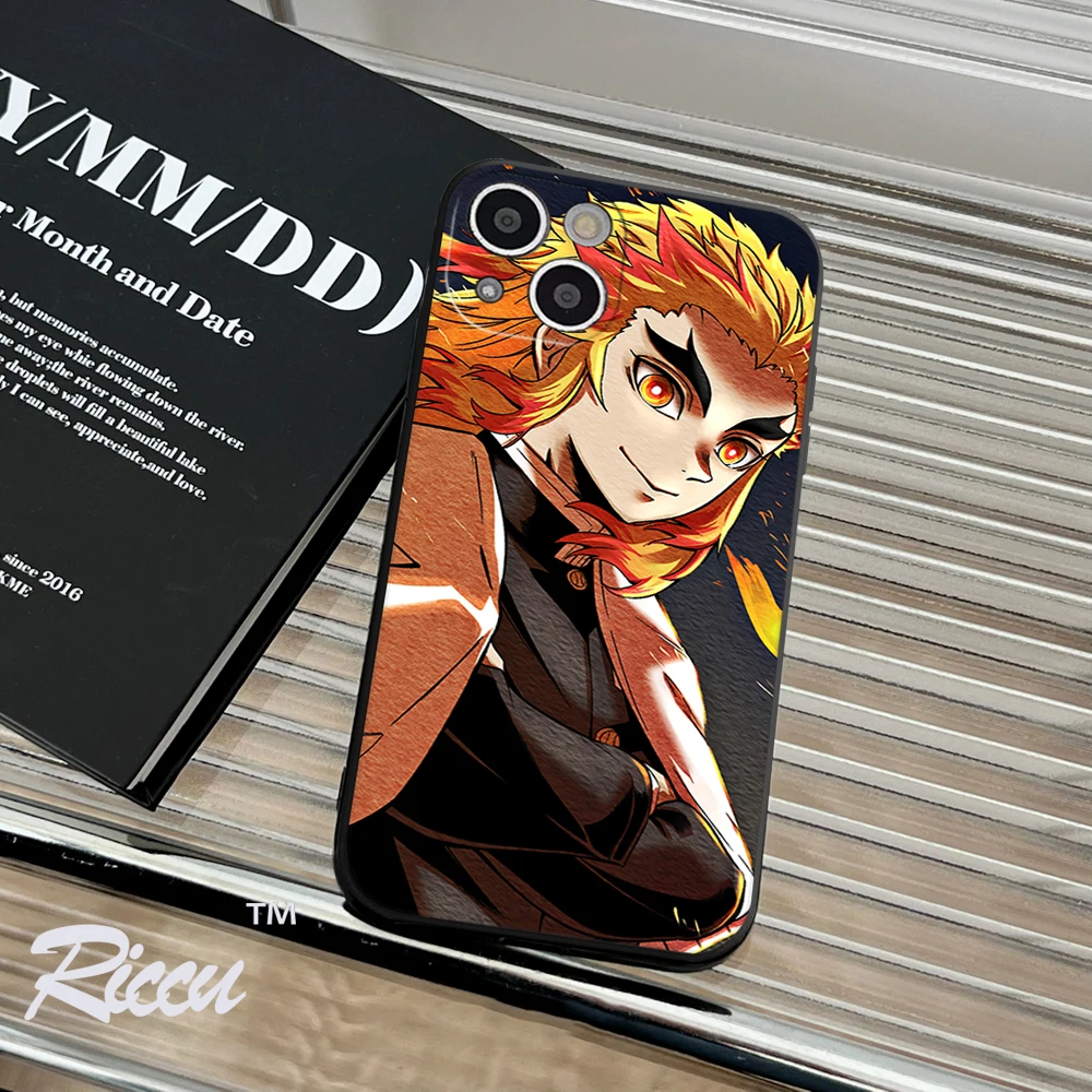 

RICCU FOR IPhone 14 Rengoku Kyoujurou Phone Case IPhone 14 11 12 Pro 8 7 Plus X 13 Pro MAX SE2020 6 Plus XR XS 13 Covers